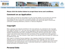 Tablet Screenshot of planningsearch.purbeck-dc.gov.uk